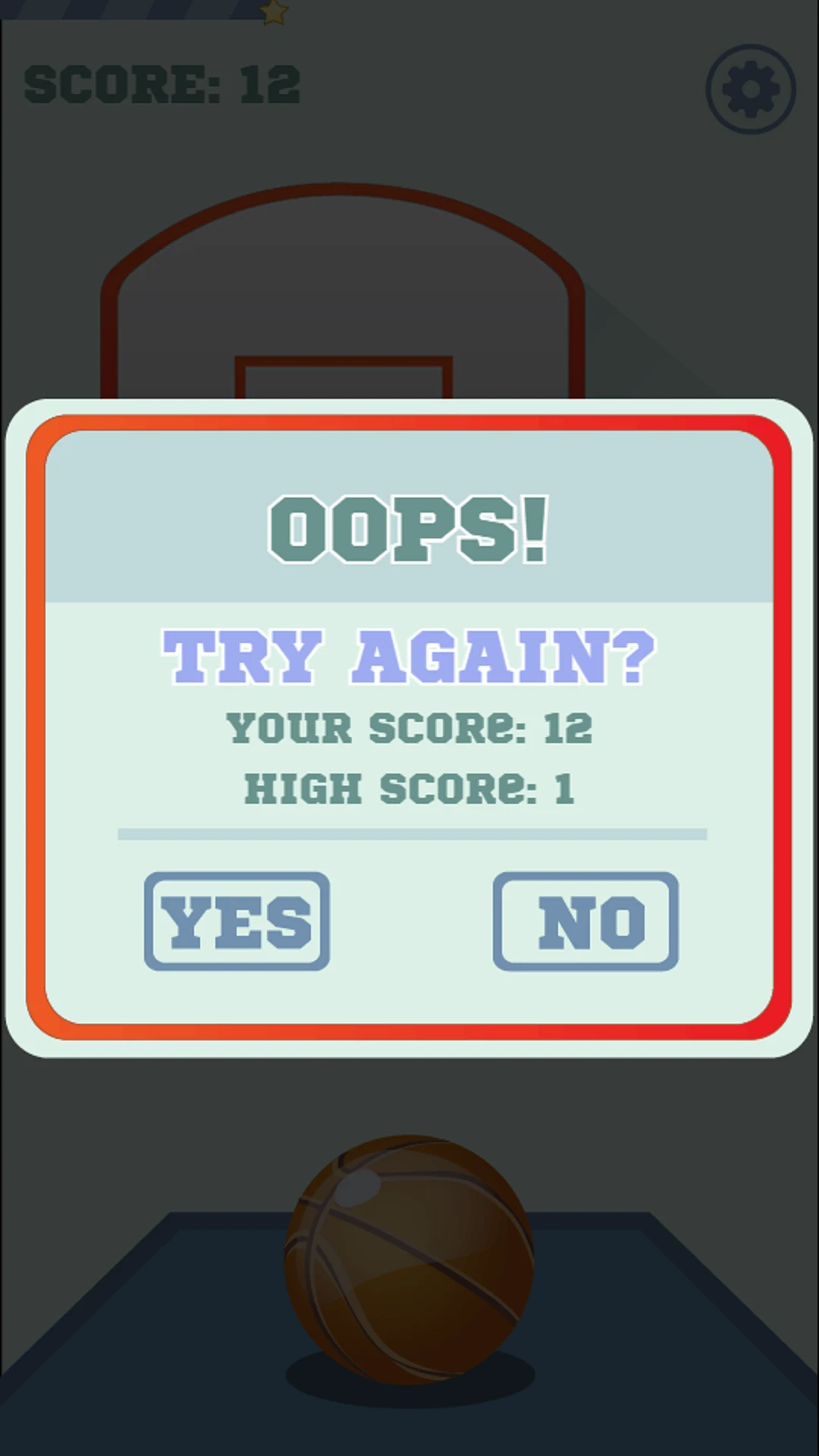 Flick Basketball screenshot